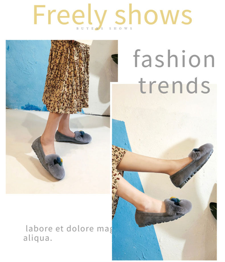 Women fuzzy Shoes