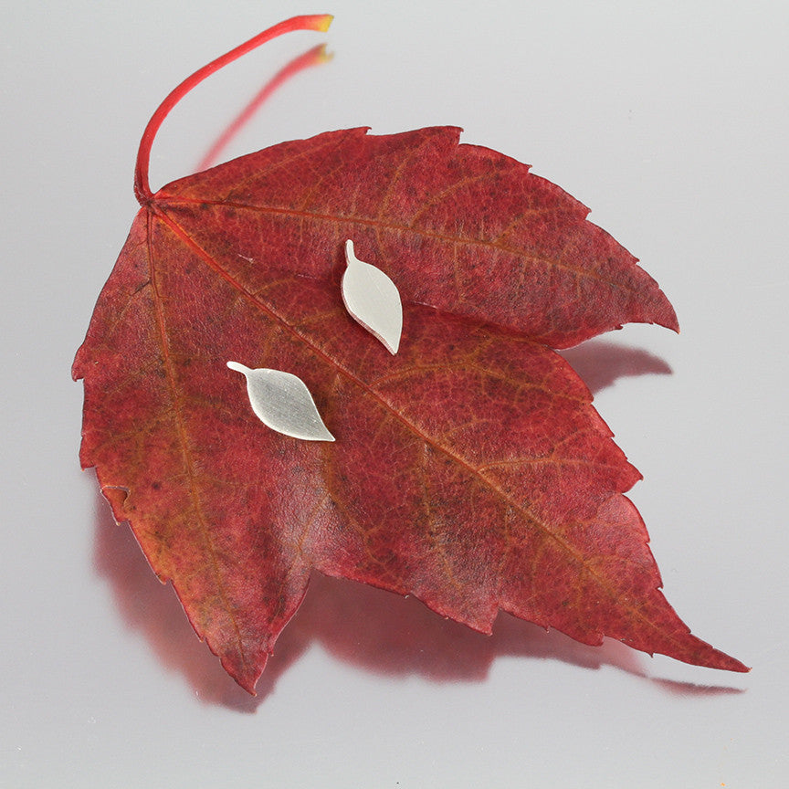 Foliage Sterling Leaf Studs