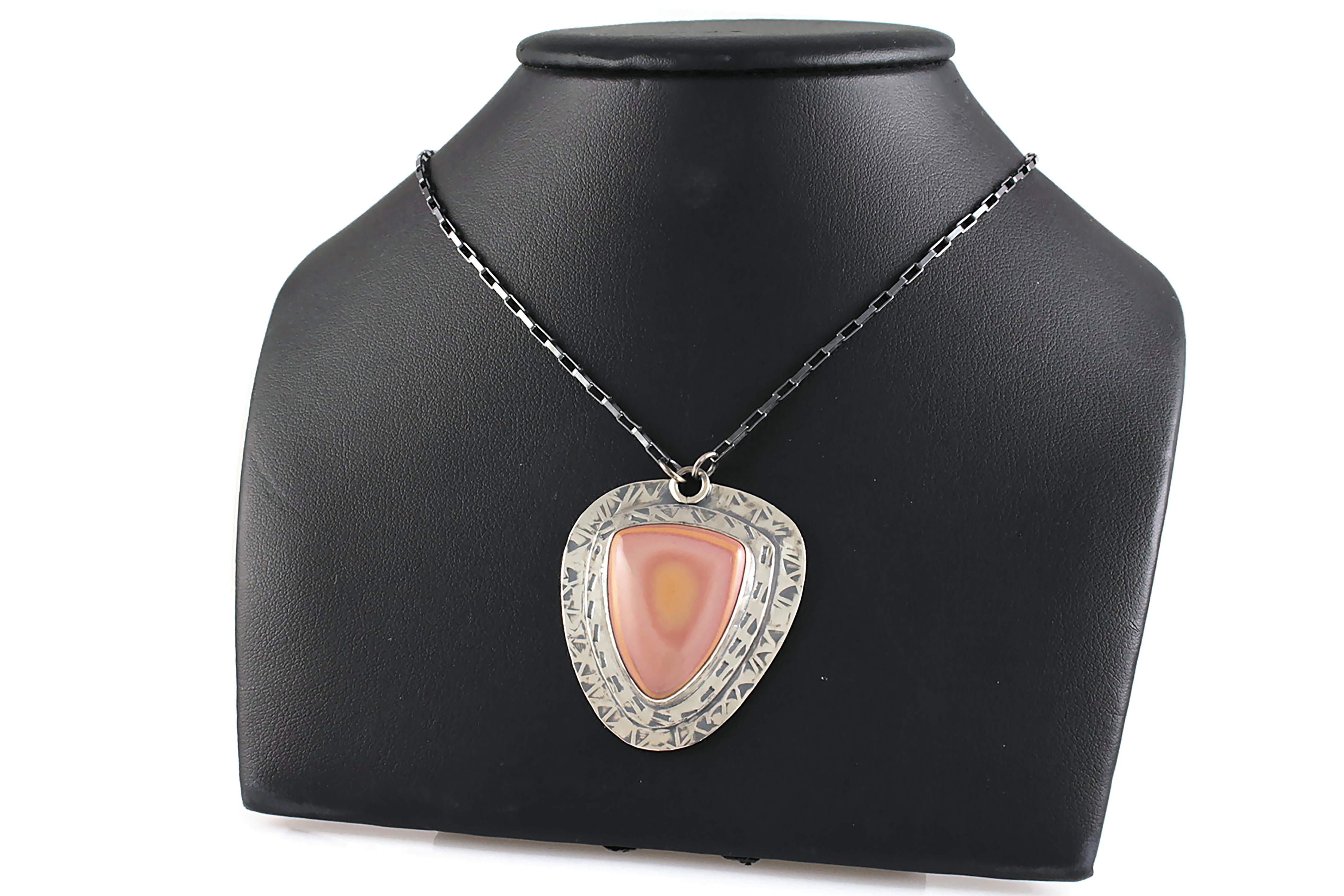 Pink Wonderstone Shield Pendant