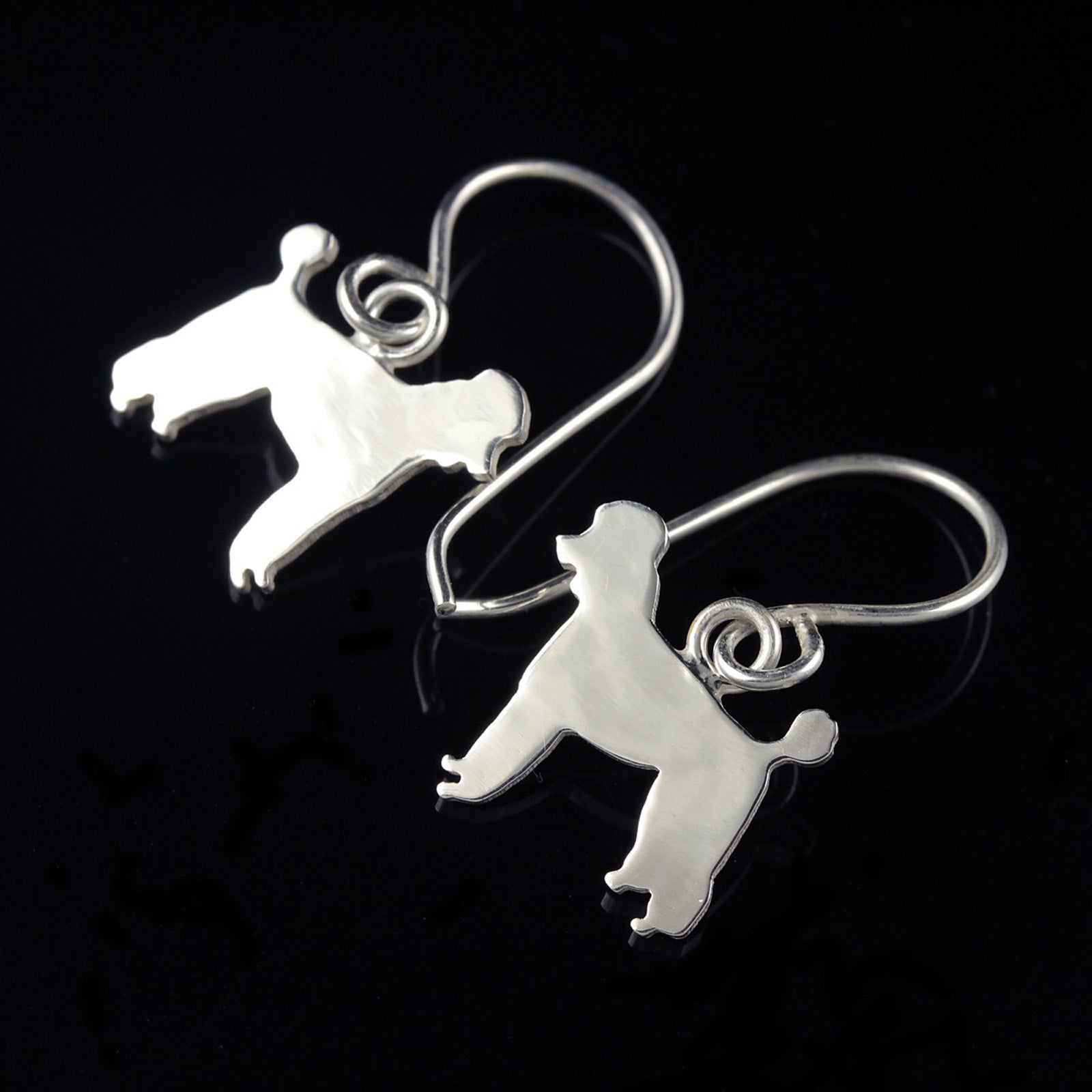 Poodle Dangle Earrings