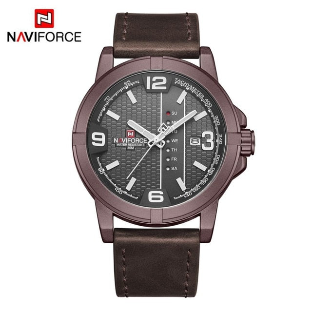 Men Casual Sports Leather Band Watch