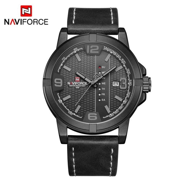 Men Casual Sports Leather Band Watch