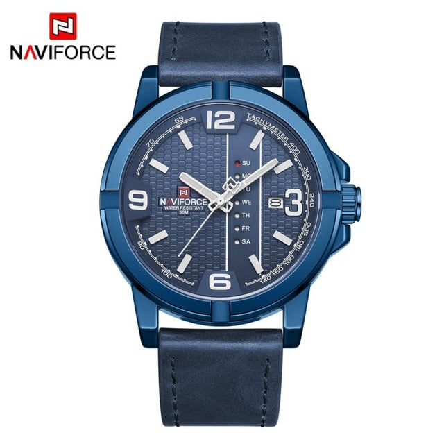 Men Casual Sports Leather Band Watch