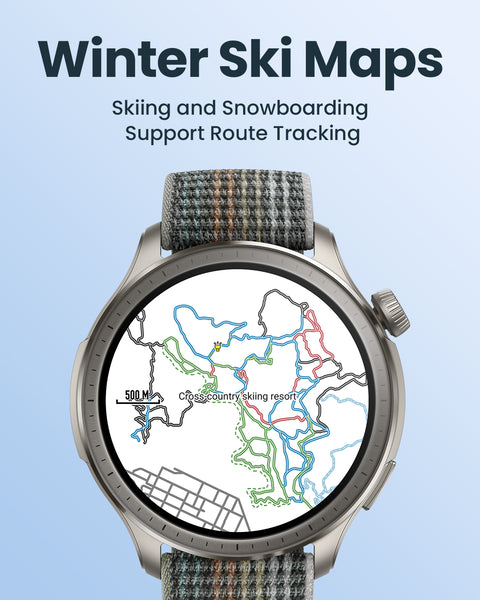  Mapa de esquí de invierno