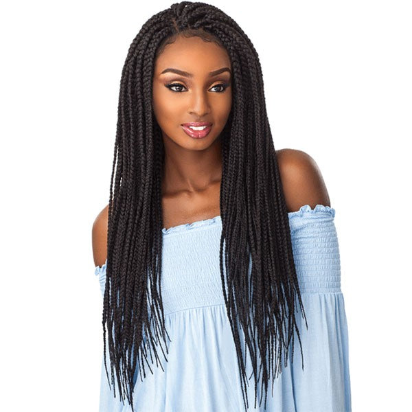 SENSATIONNEL CLOUD 9 4X4 PART SWISS LACE WIG BOX BRAID LARGE