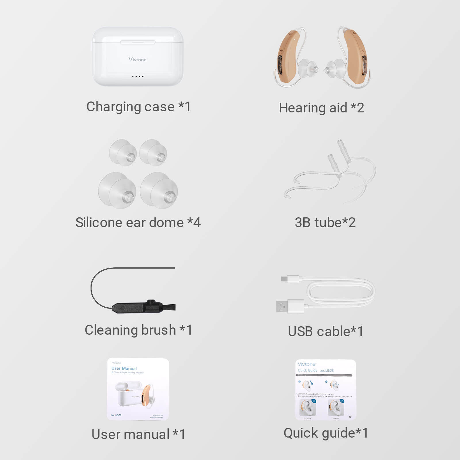 Rechargeable and Invisible Hearing Aids for Clarity, Leading Hearing Solutions:  Vivtone Lucid508c