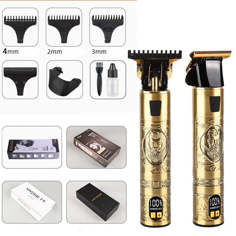 Best Seller T9 a Hair Trimmer high-quality Hairdresser Shaver Carving Mark