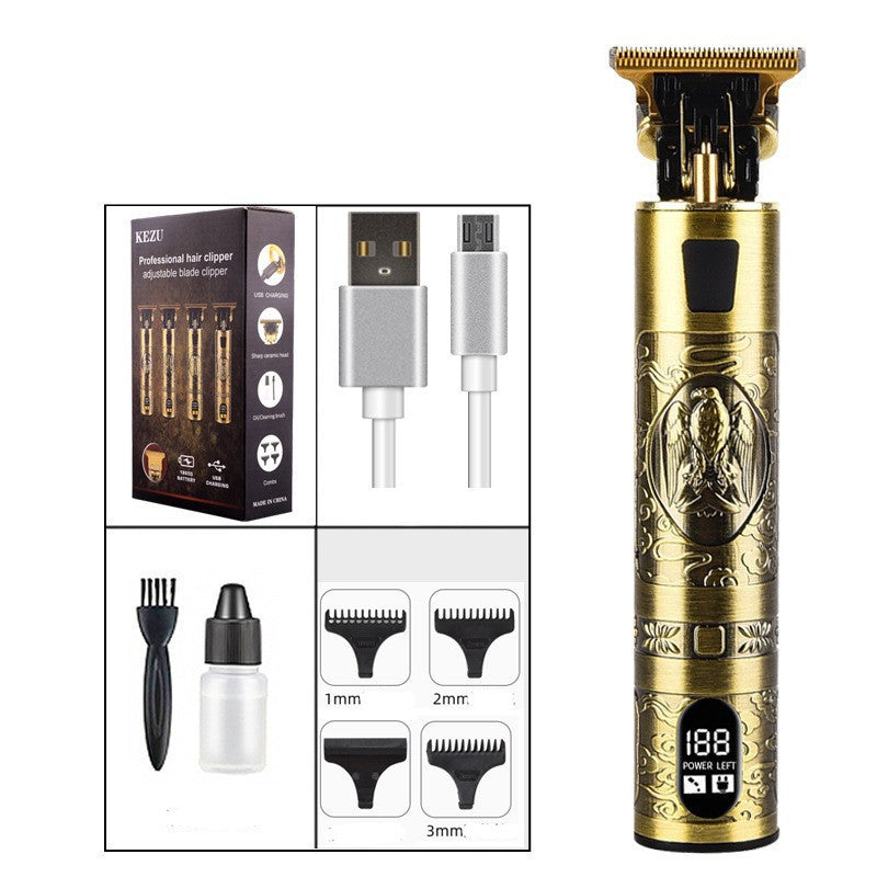 Best Seller T9 a Hair Trimmer high-quality Hairdresser Shaver Carving Mark