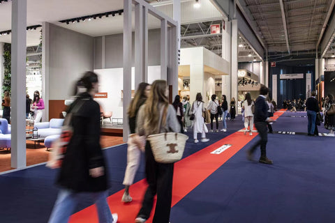 people walk into the objet show