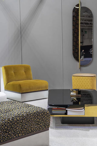 a set-up of hotel room