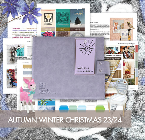 The cover and some pages of trend book AWC23/24