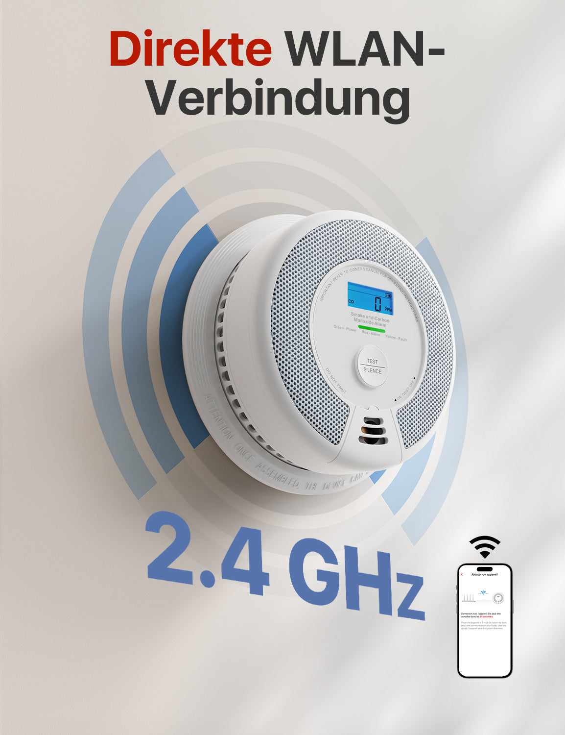 Direkte 2,4-GHz-WLAN-Verbindung