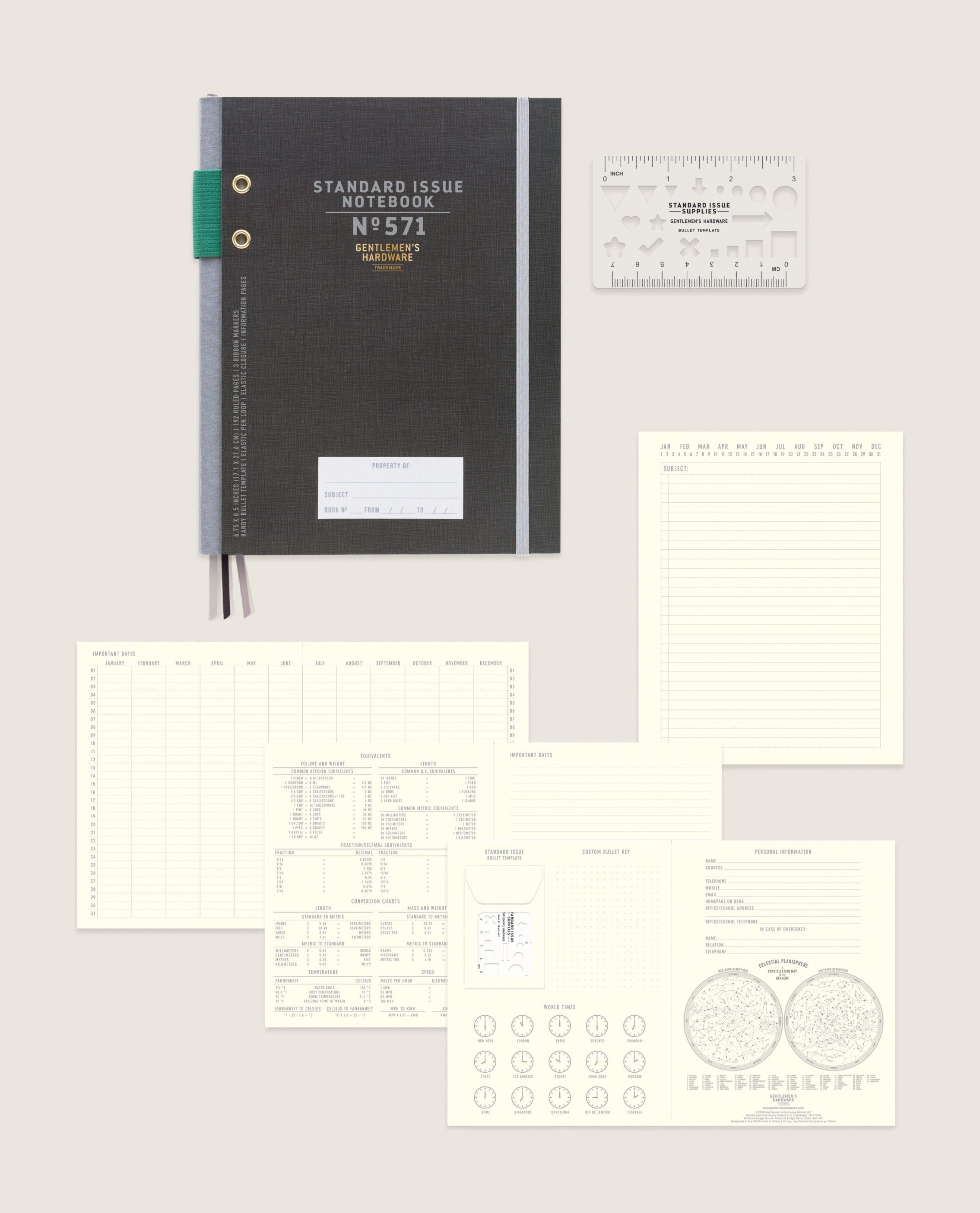 Black Standard Issue Notebook No. 571