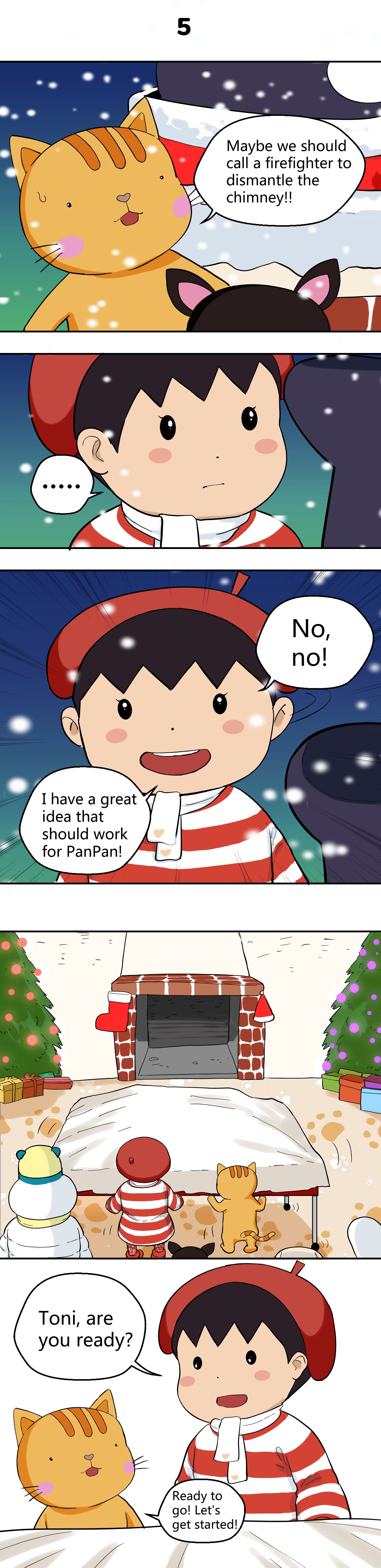 <merry Christmas> magic globe comic