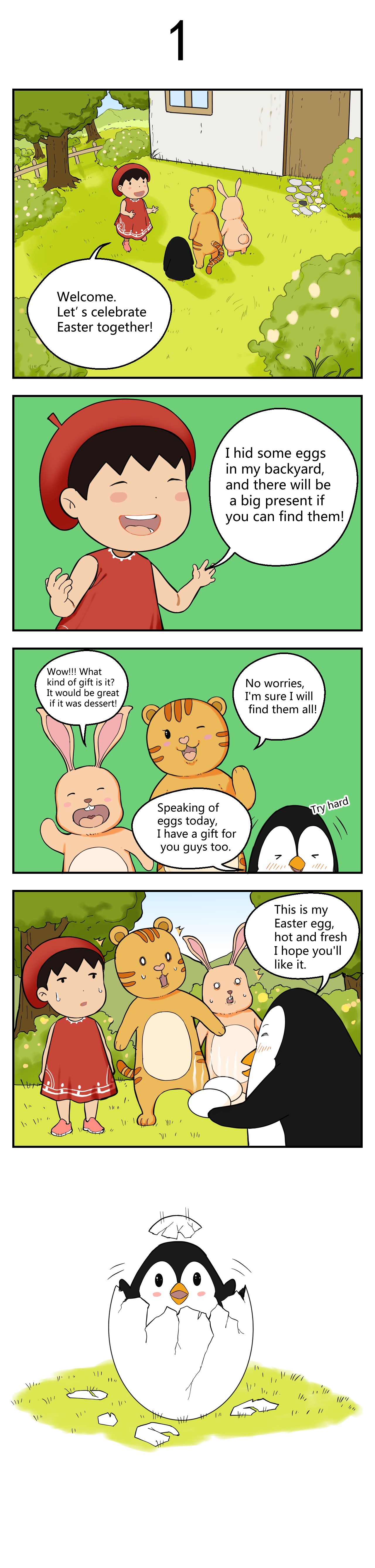 Magic Globe 2022 Easter comic 1