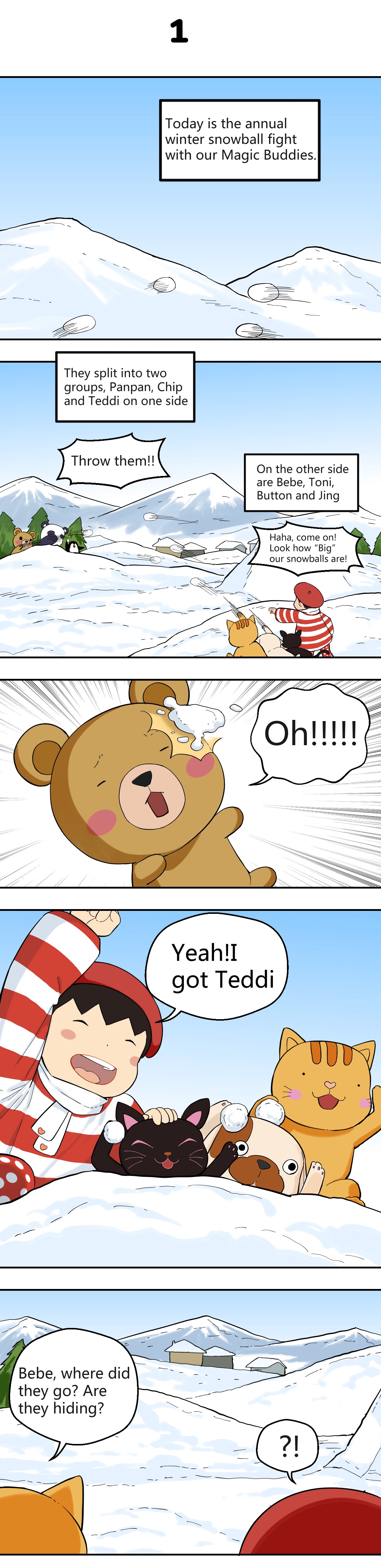 <winter holiday> Magic Globe comic