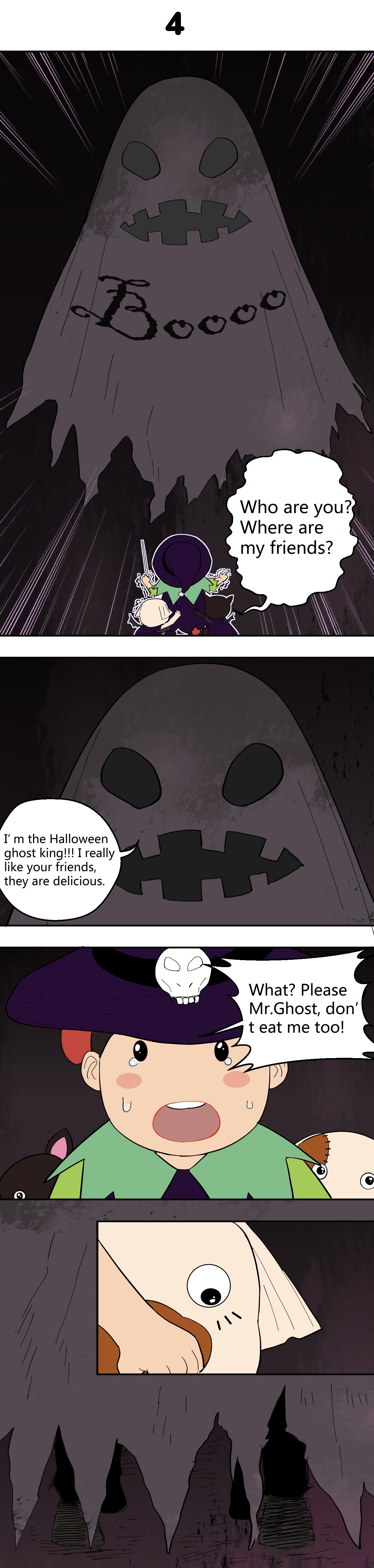 Halloween Party Magic Globe Comic