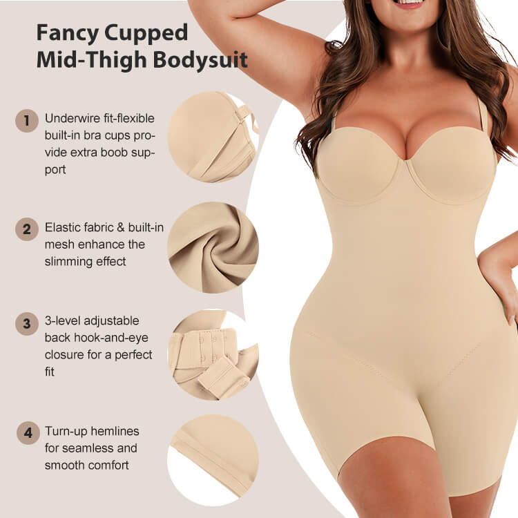 Wholesale Fancy Cupped Panty Bodysuit