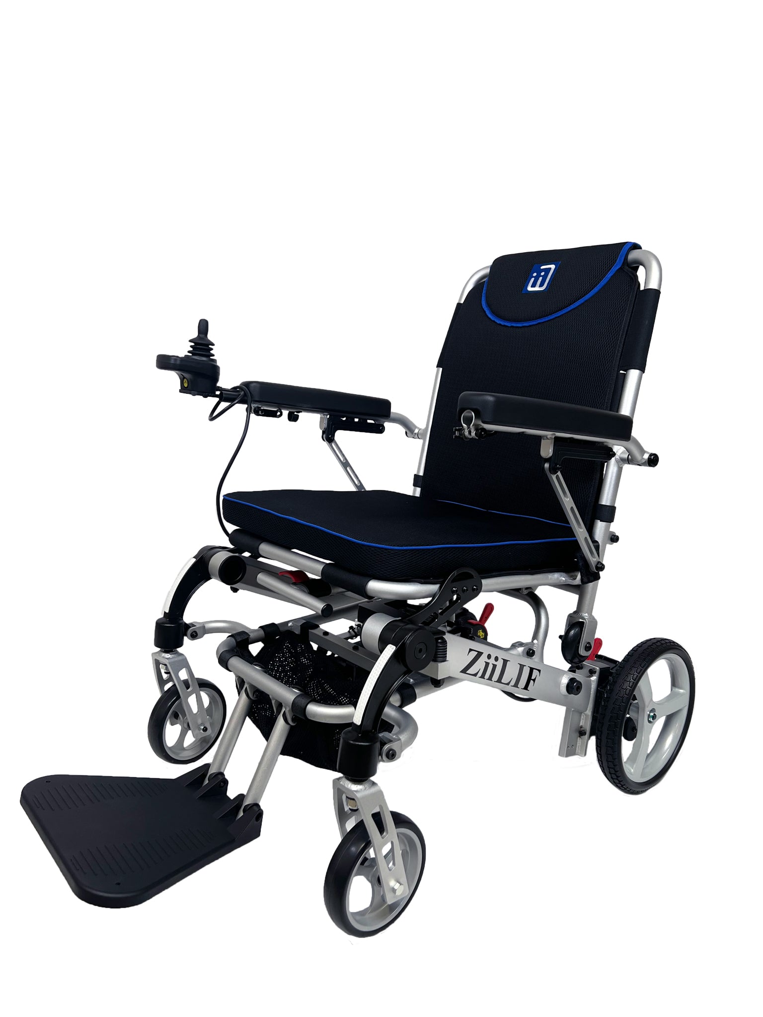 ZiiLIF PC1-2024 - Lightweight (42.1 lb) Folding Electric Wheelchair for Adults with Warranty (Flight Friendly)