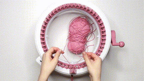 Easy flat cirkels, scrubbies with your 22 needle circular knitting machine.  Free …
