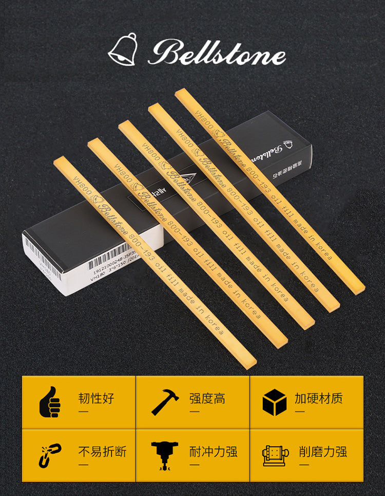 Bellstone polishing stone for metal 3x6x150-5