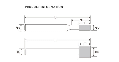 Diamond & CBN Internal Mounted Points