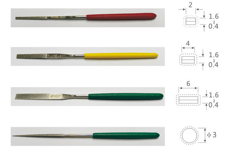 Diamond hand files PTF 10 size