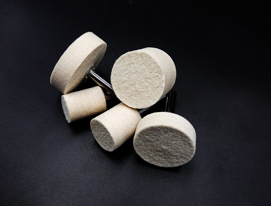 Mounted Felt Bobs 6mm shank-6