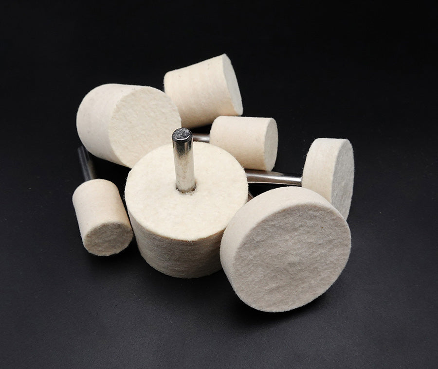 Mounted Felt Bobs 6mm shank-7