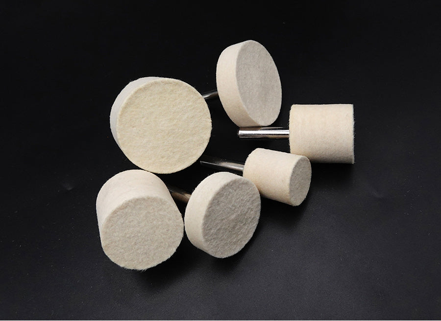 Mounted Felt Bobs 6mm shank-8