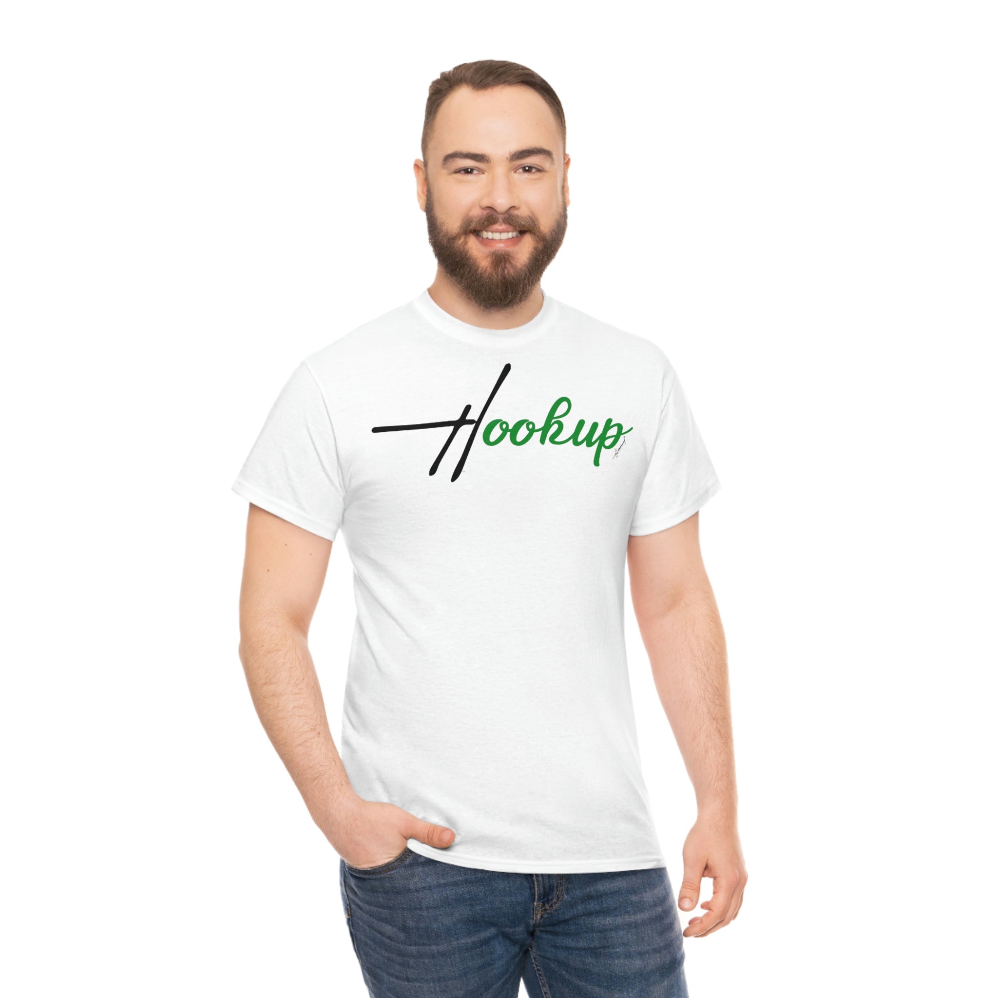 Hookup Icon Unisex Heavy Cotton Tee