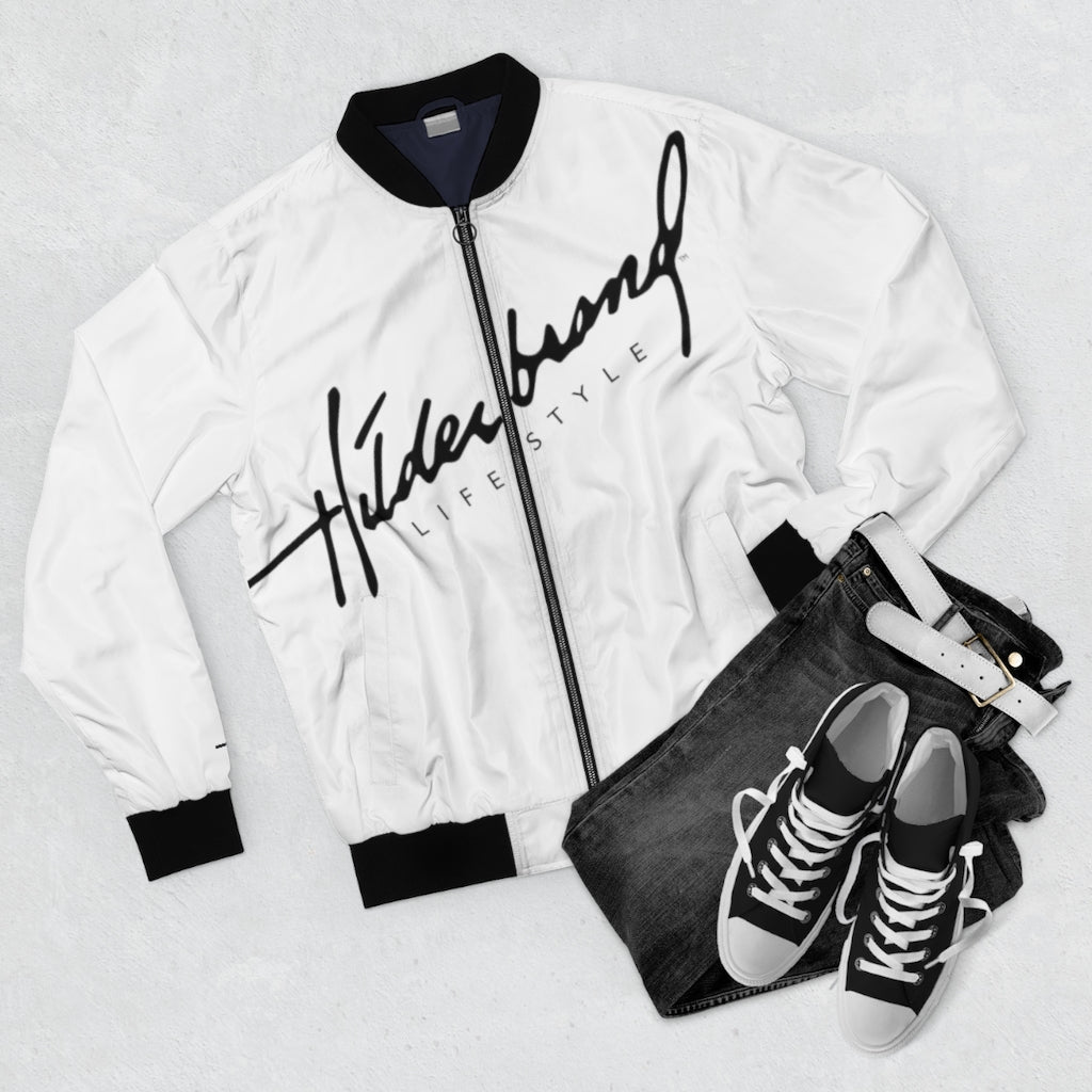 Hilderbrand Lifestyle Signature Bomber Jacket (white)