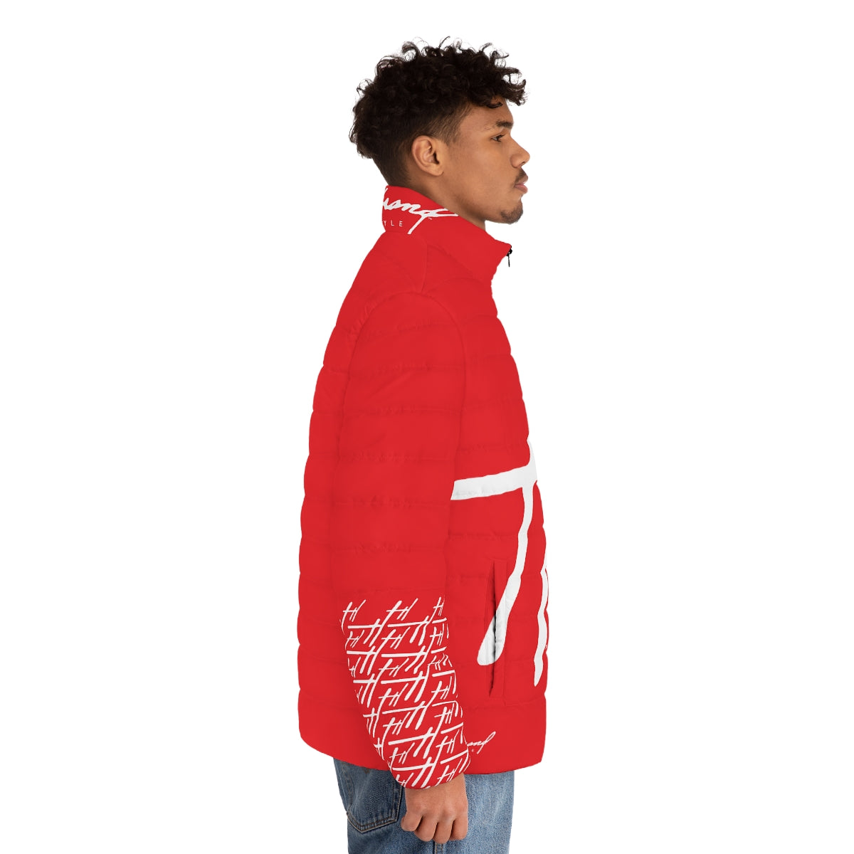 H Iconic Lifestyle Unisex Puffer Jacket (Red)