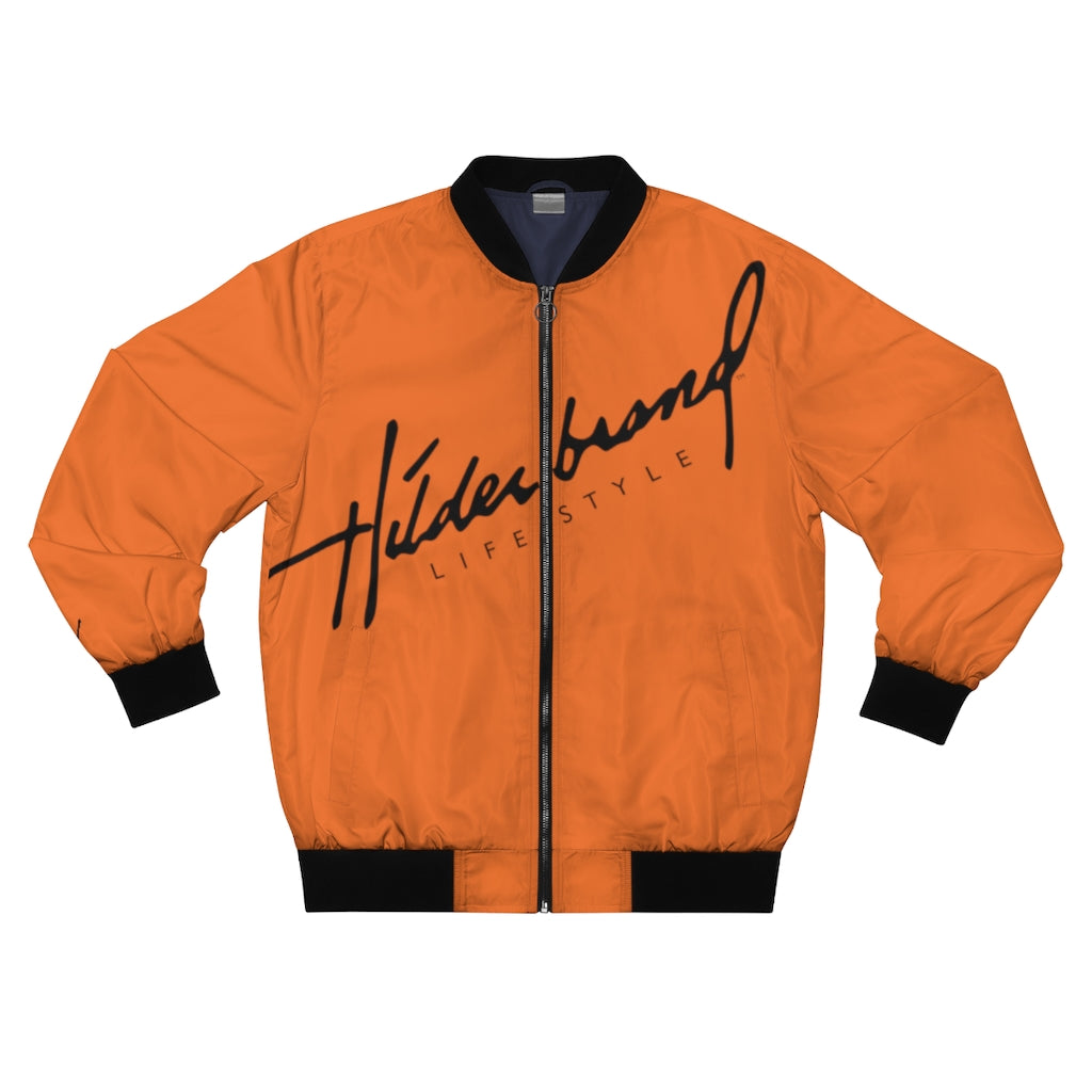 Hilderbrand Lifestyle Signature Bomber Jacket (Orange)