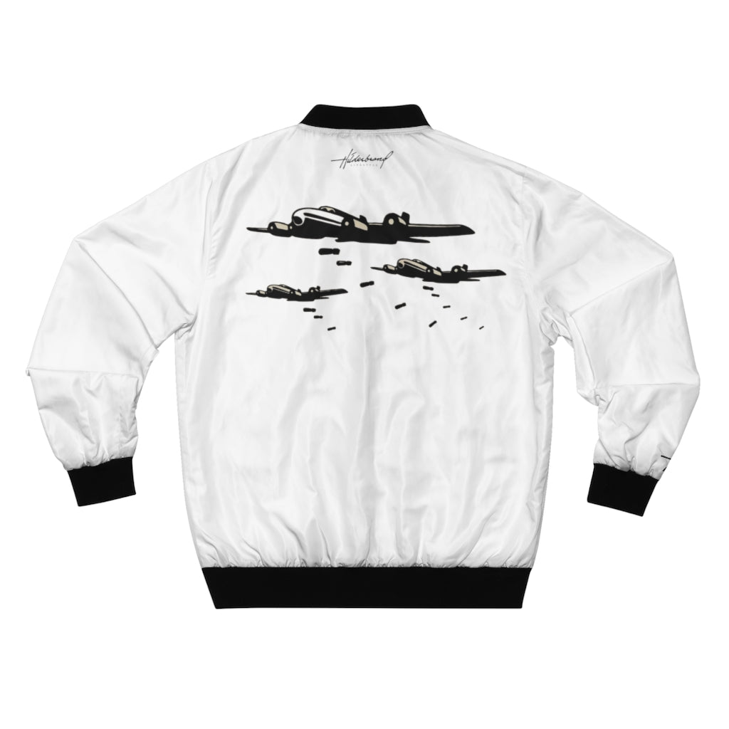 Hilderbrand Lifestyle Signature Bomber Jacket (white)