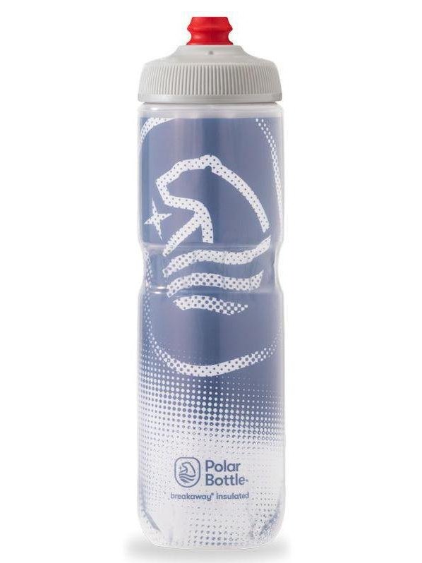 Polar Bottle 24oz BREAKAWAY INSULATED BOTTLE WHITE/NAVY POLAR BOTTLE - VENDOR: INB24OZ08SKU: 65