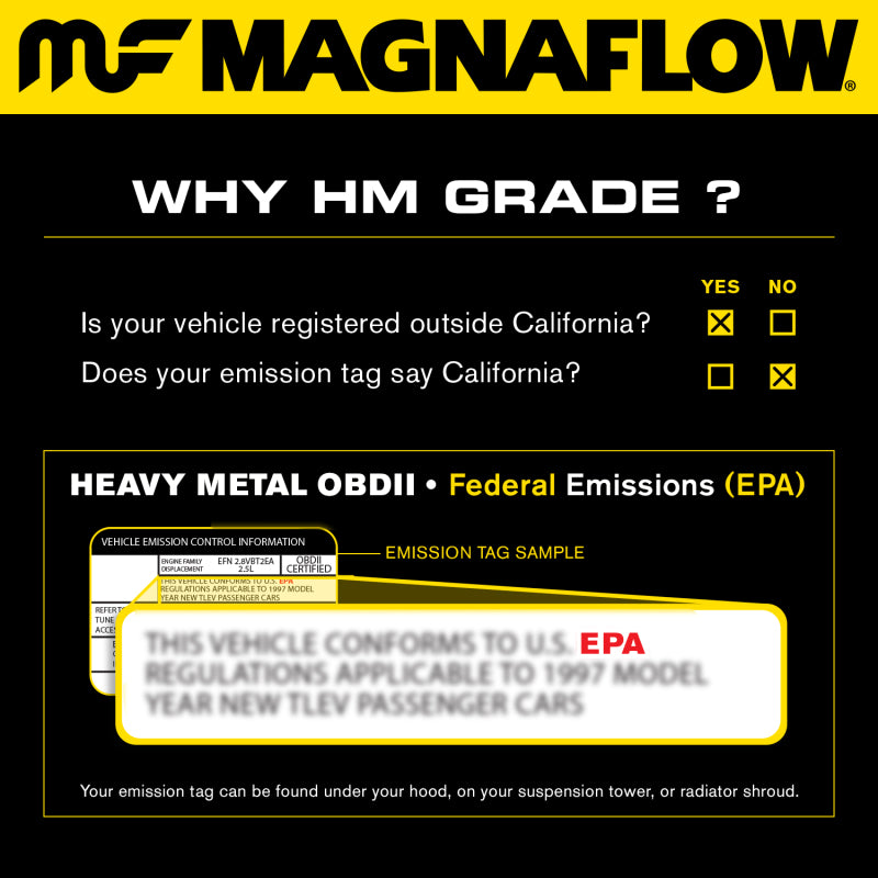 MagnaFlow Conv DF 95-98 Toyota T100 4WD 3.4L