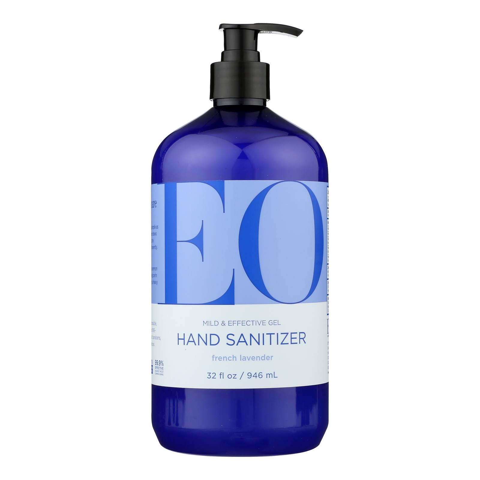 Eo Essential Oil Infused Hand Sanitizing Gel - Lavender - 32 Oz