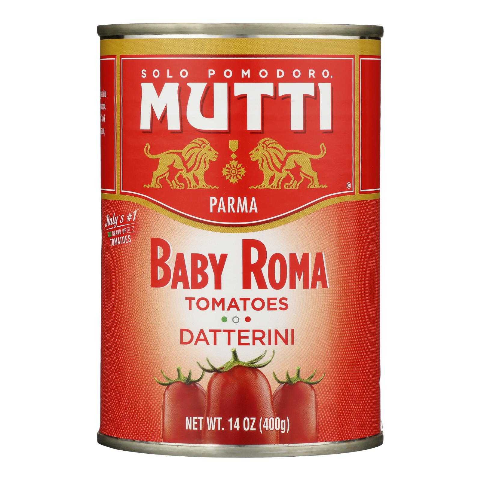 Mutti Parma Organic Baby Roma Tomatoes - 12 x 14 Oz