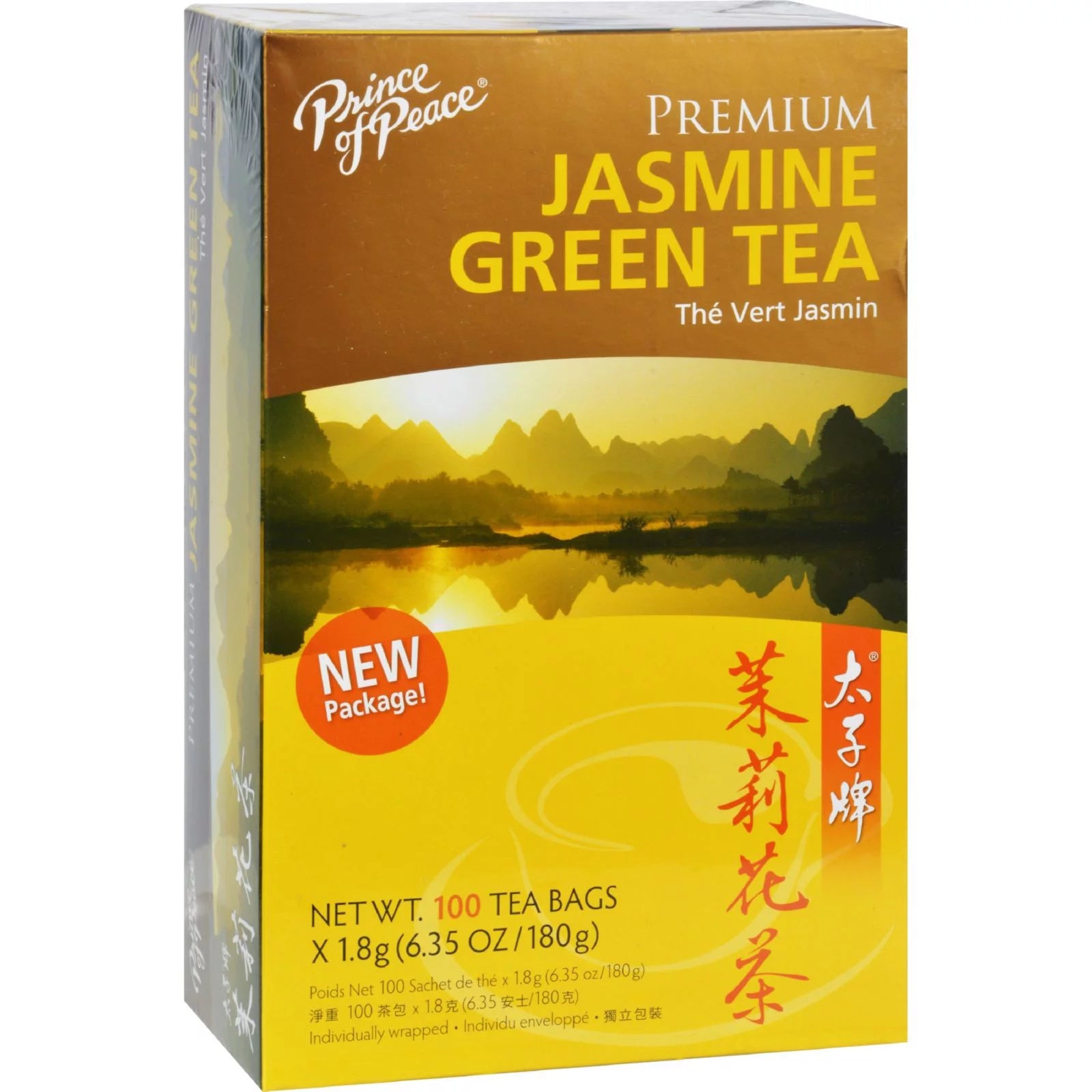 Prince Of Peace Jasmine Green Tea - 100 Count Tea Bags