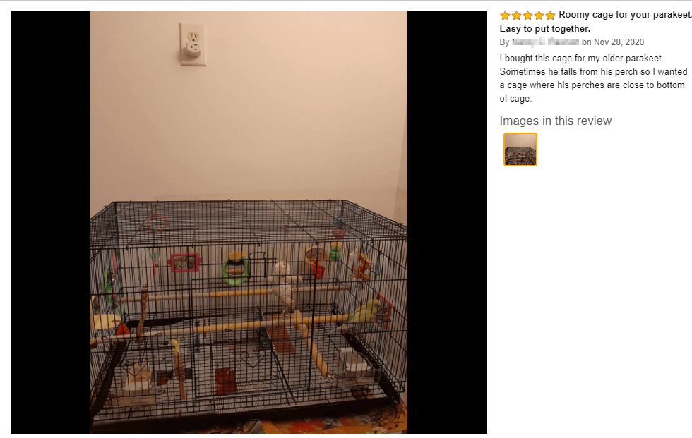 parrot cage