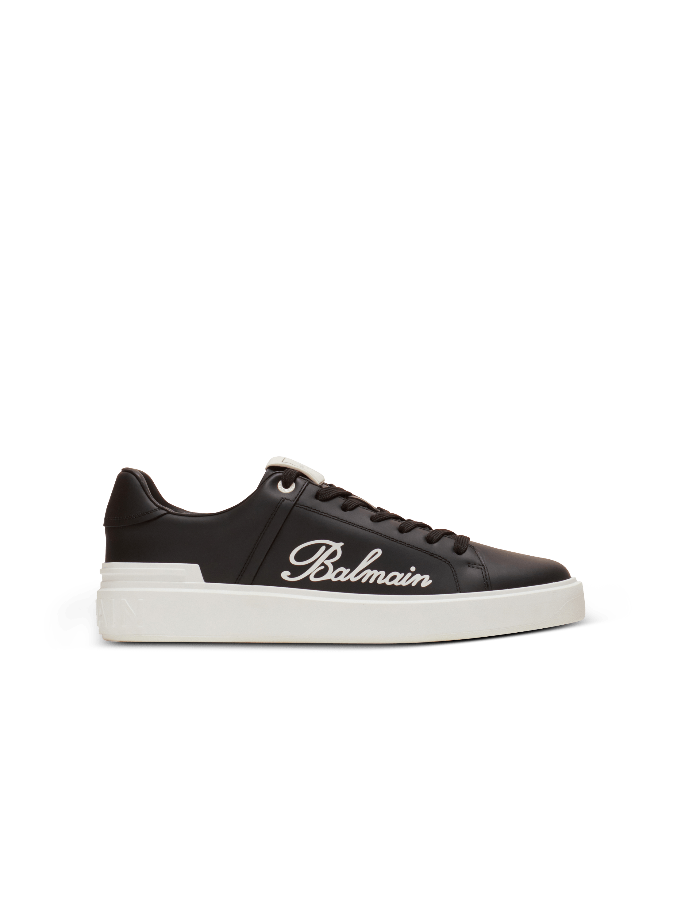 B-Court Balmain Signature calfskin trainers