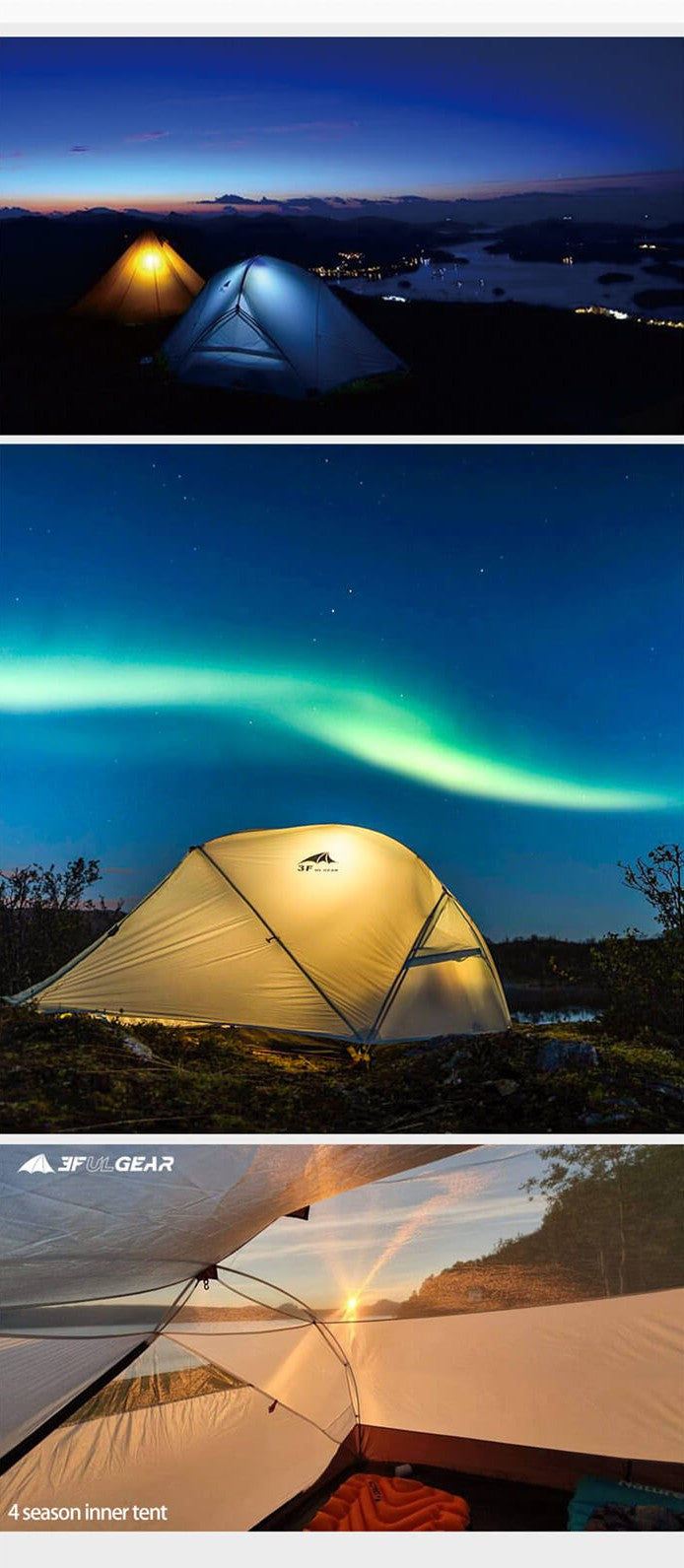 Tente de camping 3-4 saisons