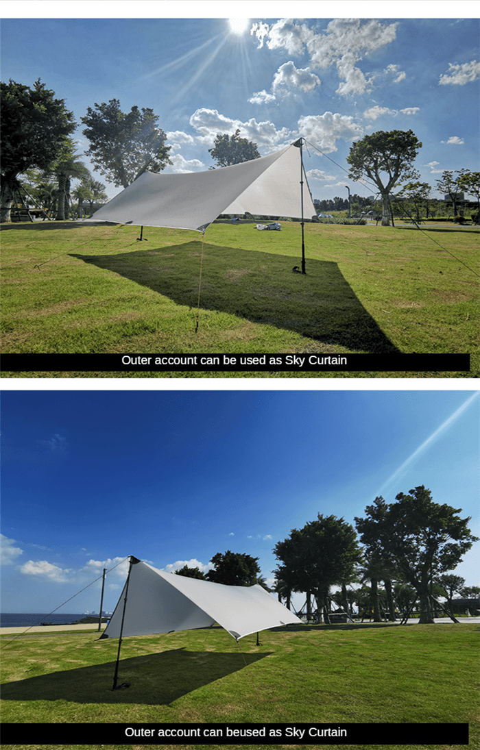 Tente de camping ultralégère pour 2 personnes