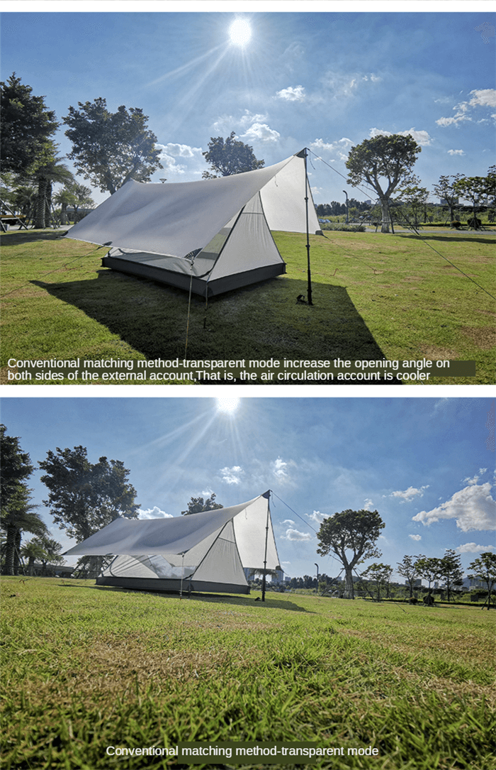 Tente de camping ultralégère pour 2 personnes