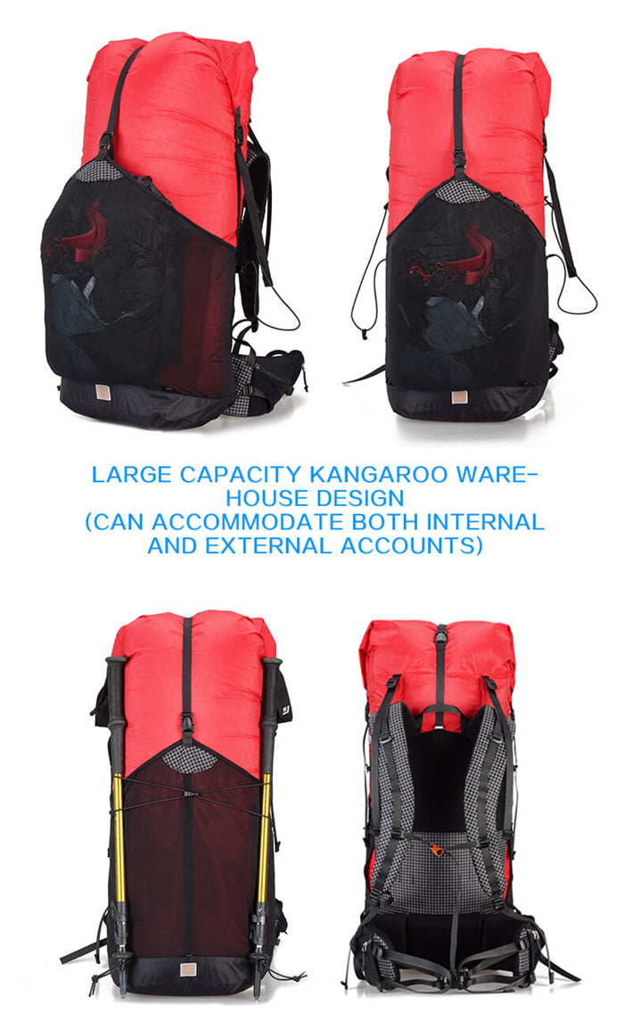 3F UL GEAR Trajectory 55 Camping Hiking Backpack