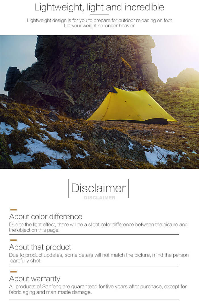 Camping Tent 3-Season