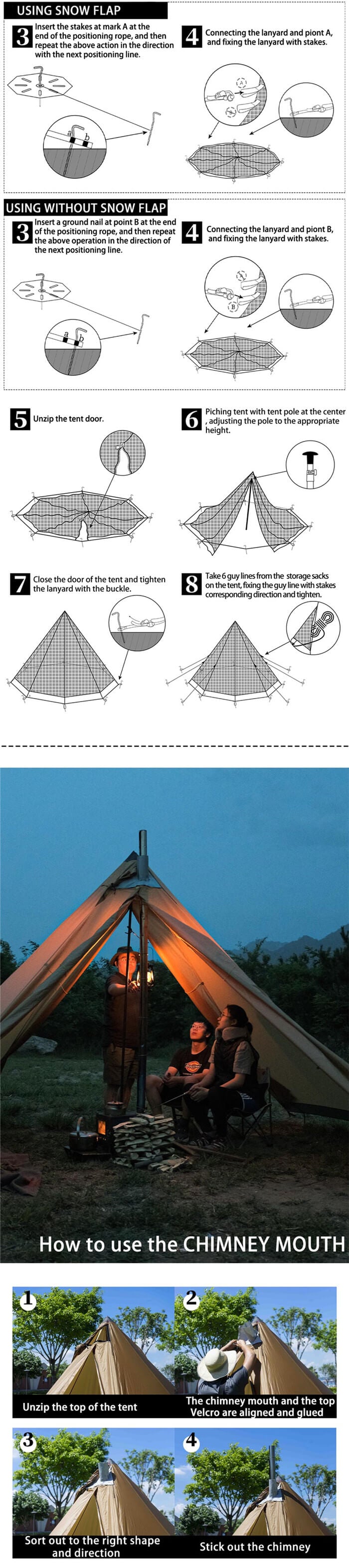 4-6 person hot tent