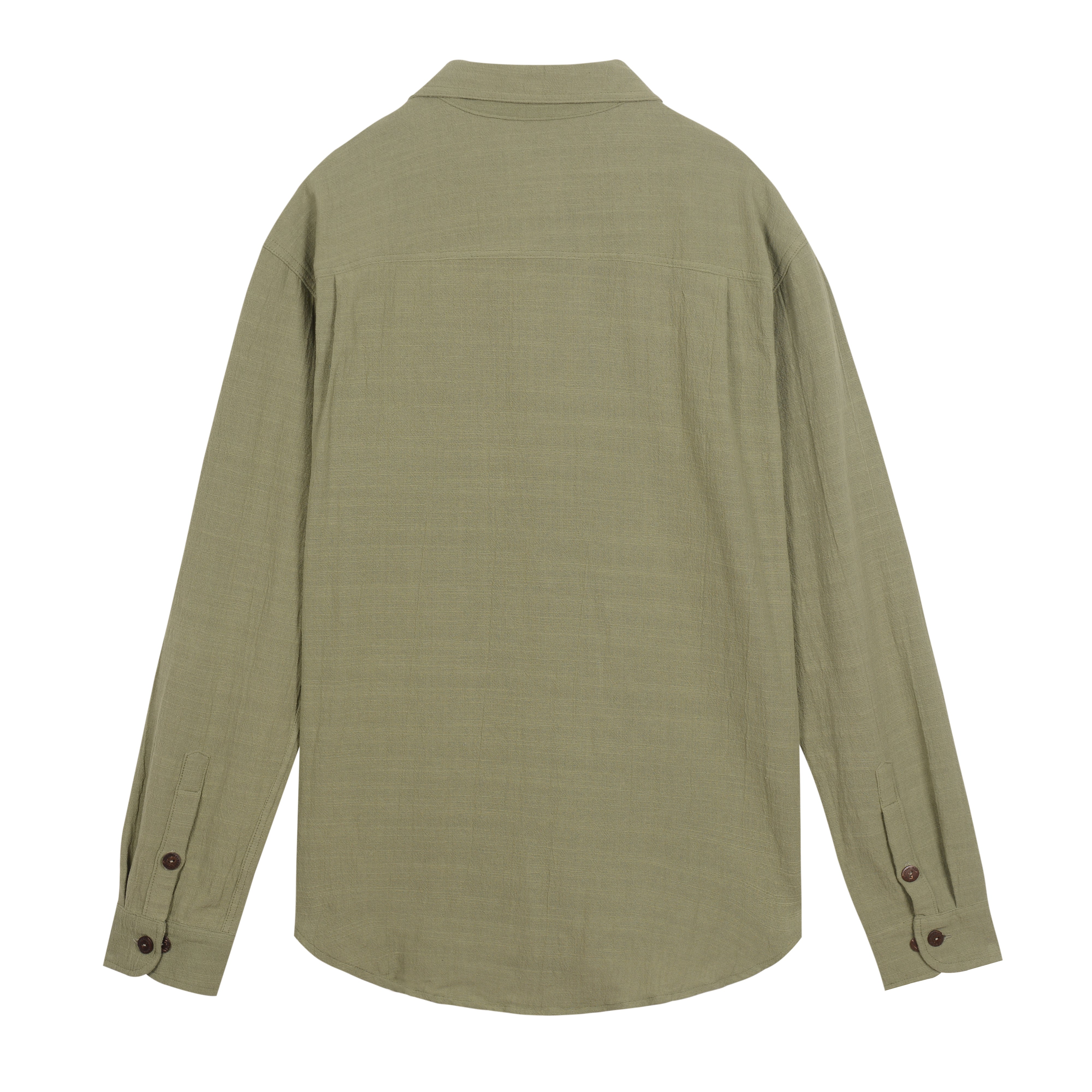 Plain Linen Shirt LS