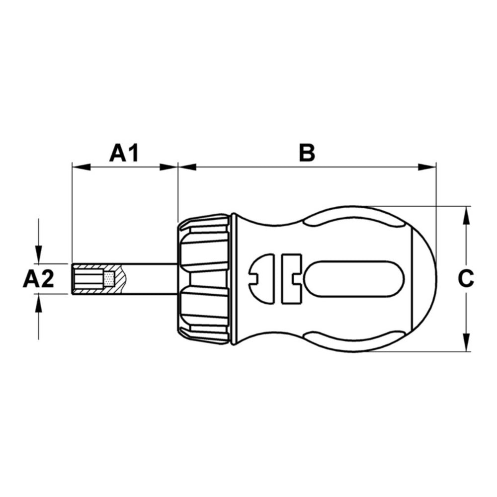 ZEBRA Mini Ratchet Screwdriver (Includes 11 Bits - 1 Square, 1 Flat, 2 Hexagon, 2 Phillips, 5 Torx)